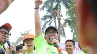 Sambut Asian Games 2018, Menaker Hanif Ikuti Acara Fun Run di Kawasan Senayan