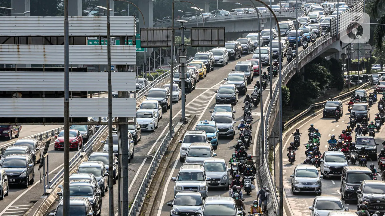 Kemacetan Jakarta di Tengah PSBB