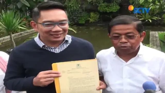 Keputusan untuk mengusung Ridwan Kamil tertera dalam Surat Keputusan DPP Partai Golkar yang ditandatangani oleh Ketua Umum Setya Novanto.