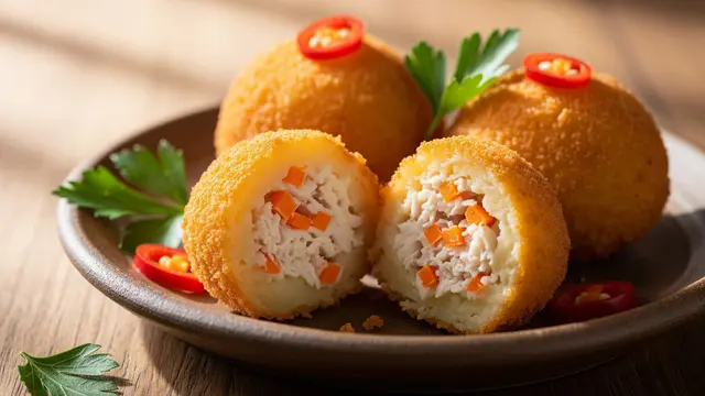 Kroket Kentang Isi Ayam Wortel