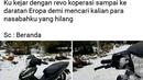 Mau kabur kemanapun bakal dikejar deh. (Source: facebook.com/klikbanjar)