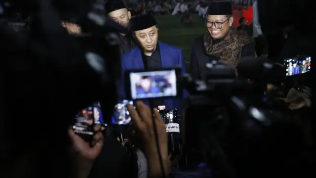Ustaz Yusuf Mansur di Pesantren Daarul Qur'an, Cipondoh, Tangerang, Banten, Sabtu (2/7/2022).