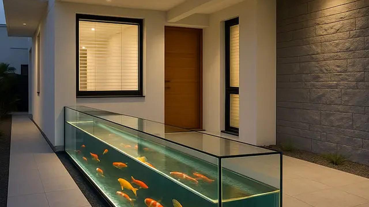 7 Inspirasi Model Rumah Sederhana dengan Kolam Ikan di Depan, Jadi Tren di 2025