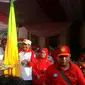 Ahok-Djarot melepas Napak Tilas Proklamasi dari Museum Perumusan Naskah Proklamasi, Minggu (16/8/2015). (Nafiysul Qodar)