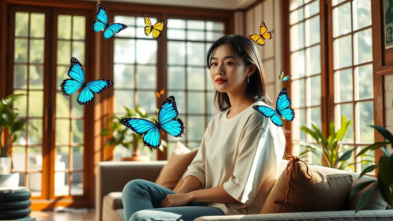 arti kupu kupu masuk rumah