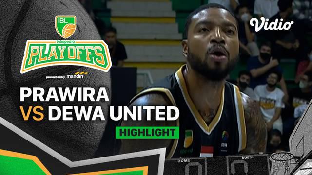 Berita Video, Highlights IBL 2022 antara Prawira Bandung Vs Dewa United Surabaya pada Selasa (16/8/2022)