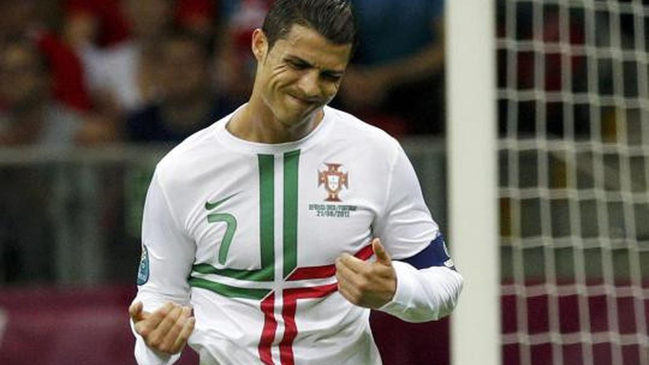 Ekspresi CR7 di lapangan hijau