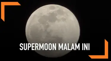 Supermoon diperkirakan akan kembali terjadi malam ini. Inilah beberapa fakta supermoon yang bisa dilihat malam nanti.