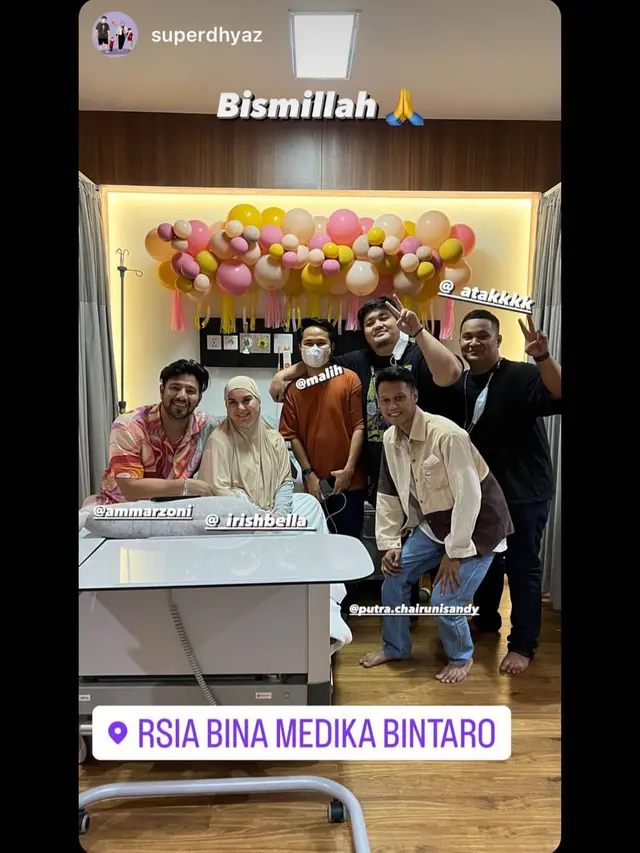 Selamat! Irish Bella Istri Ammar Zoni Melahirkan Anak Keempat