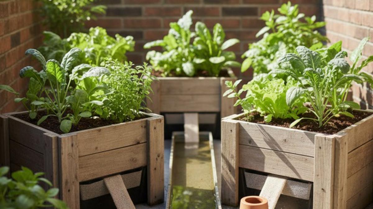 7 Ide Kebun Sayur Mini dengan Penyiraman Otomatis Tanpa Listrik, Praktis untuk Maksimalkan Panen