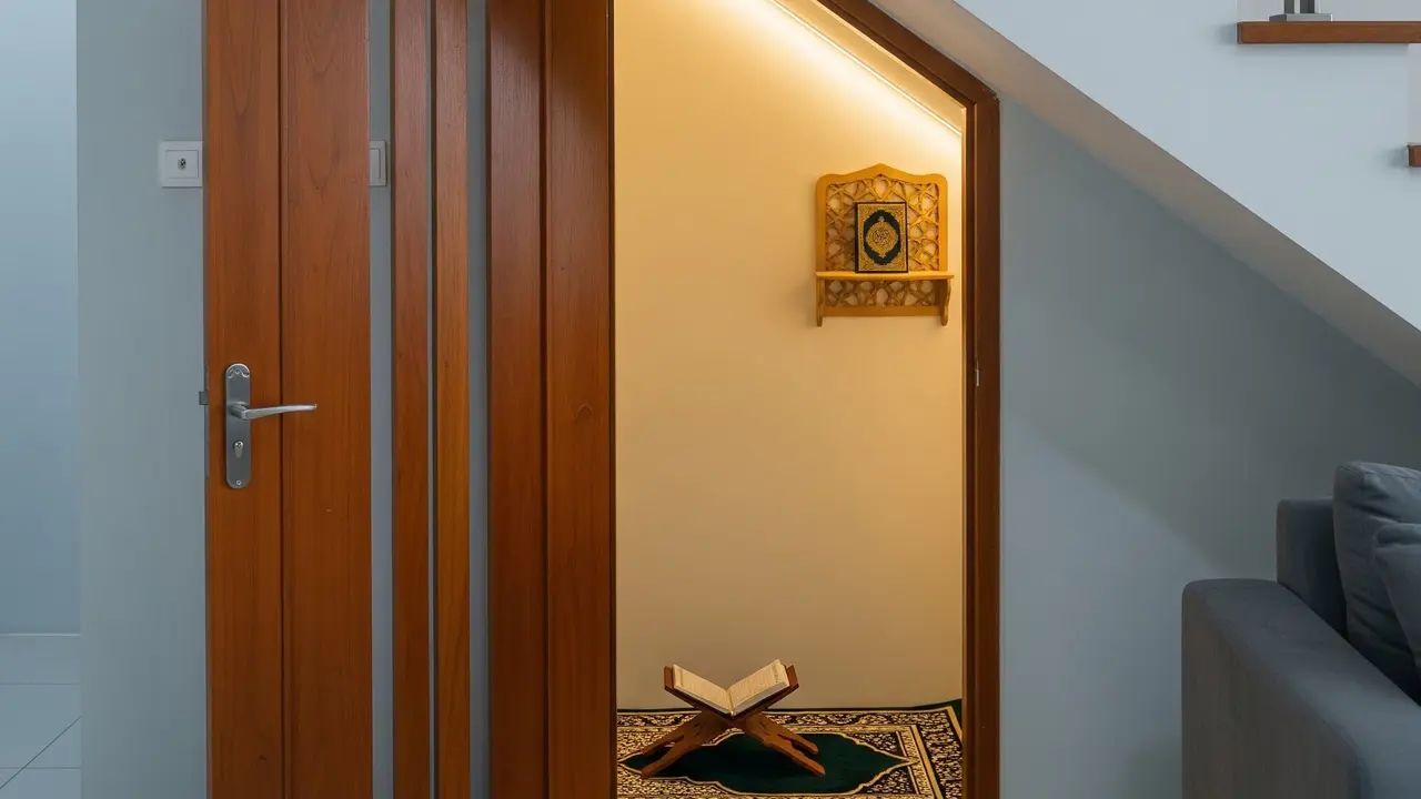 9 Desain Mushola Ukuran 1x1 di Dalam Rumah, Hadirkan Ketenangan Ibadah