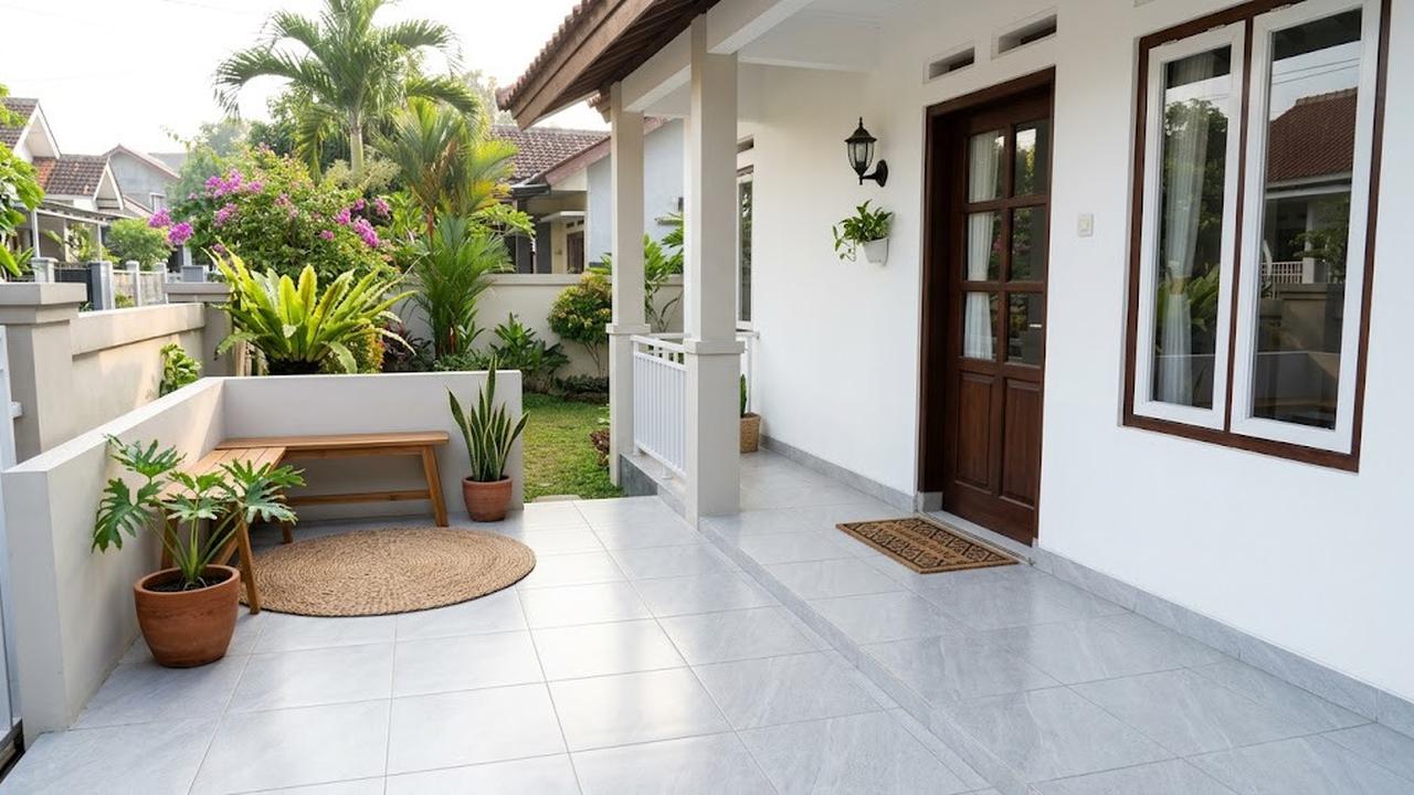 Warna Ubin yang Bikin Teras Terlihat Luas