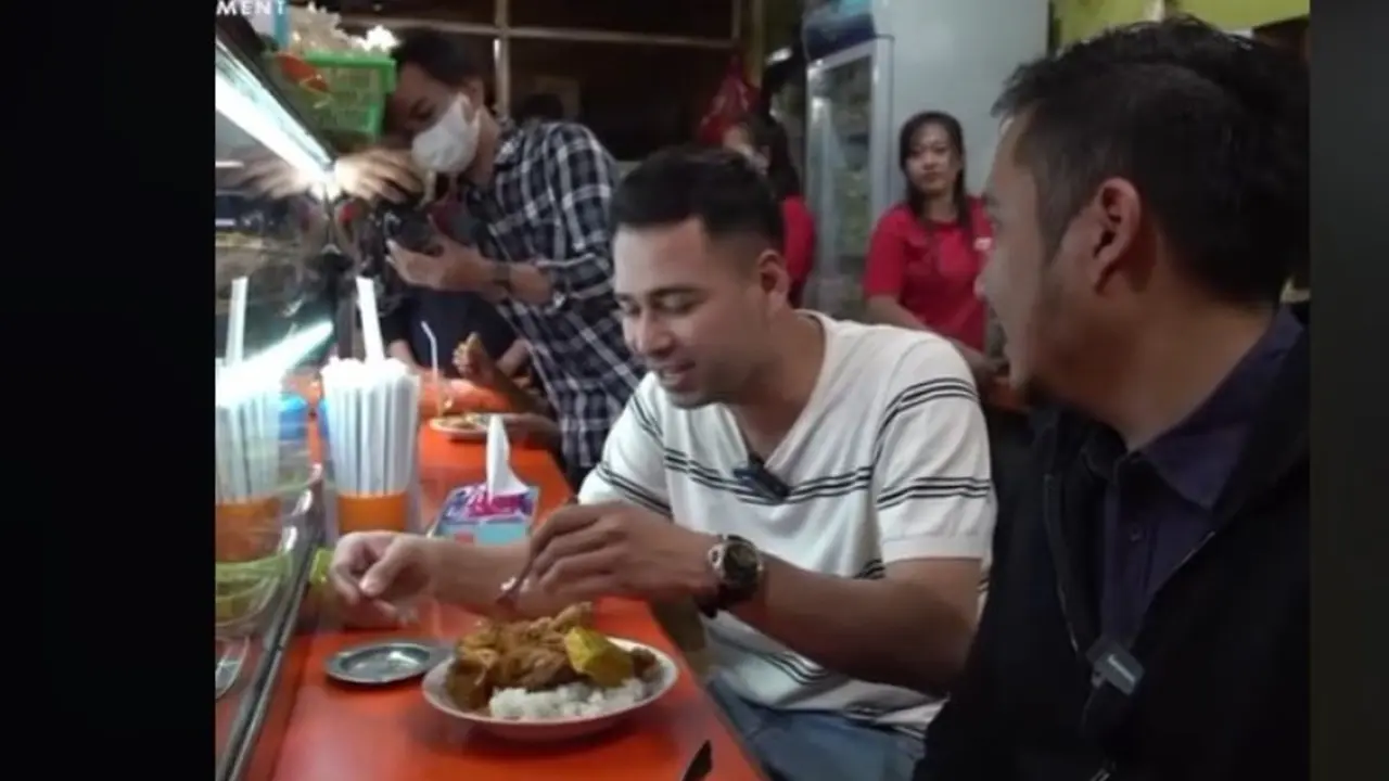 Raffi Ahmad Makan di Warteg Batar Rp50 Ribu, Pakai Lauk Apa?