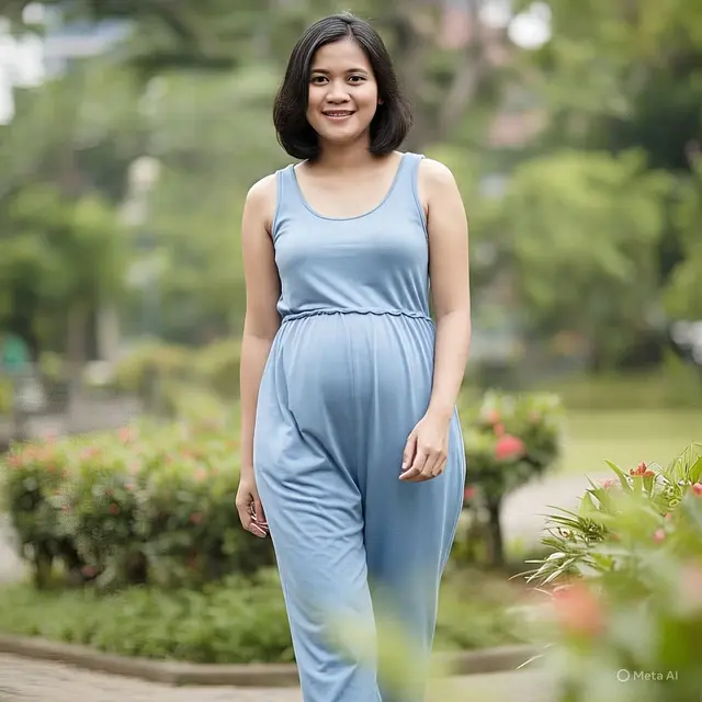 Outfit Ibu Hamil Jalan-Jalan