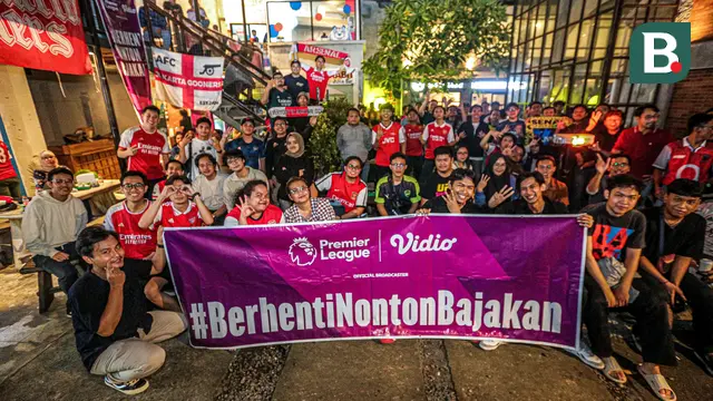 Foto: Kemenangan Arsenal atas Tottenham Jadi Kado Spesial Ultah Ke-21 AIS saat Roaring Night Liga Inggris
