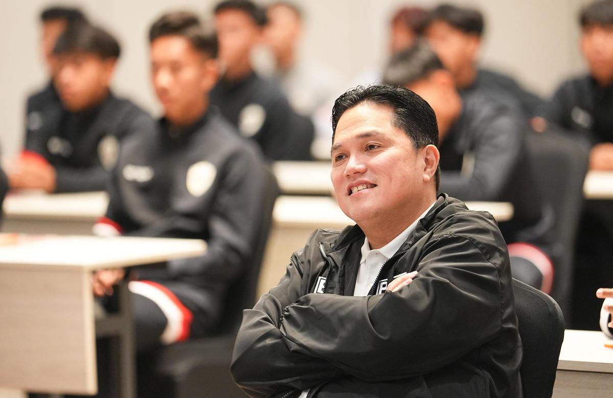 FOTO:  Melepas Timnas U17 Berlaga Ke Piala Asia, Erick Tohir: Target Lolos ke Final Pila Dunia U17