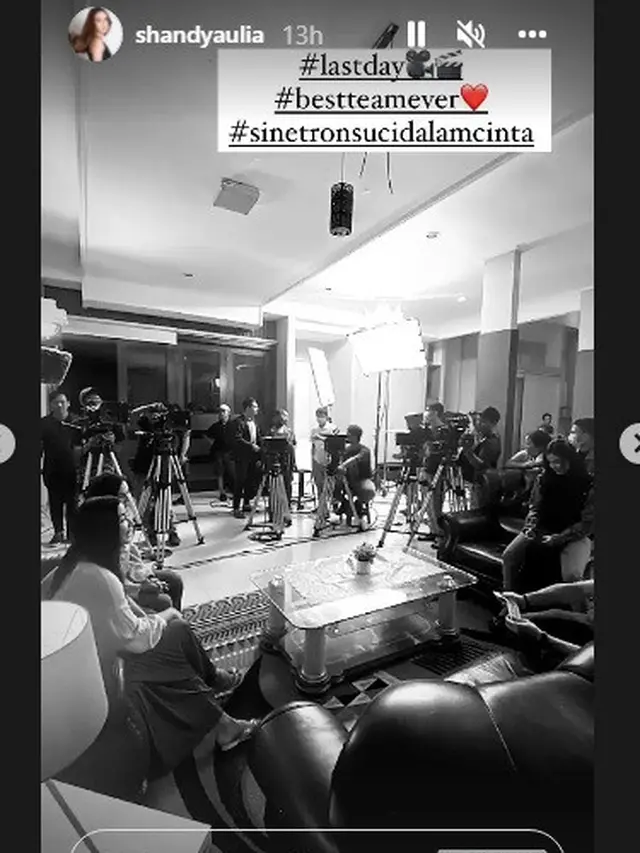 Momen syuting episode terakhir Suci Dalam Cinta
