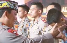 Momen Istimewa Casis Korban Begal Dipegang Pipinya Sama Kapolri, Tangannya Digenggam Erat