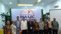 Pengarahan kepada media tentang Indonesia - Latin America & the Caribbean Business Forum yang akan digelar pada 14-15 Oktober 2019 (Rizki Akbar Hasan / Liputan6.com)