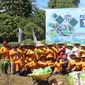 Antam UBP Nikel Maluku Utara melakukan penanaman 1000 pohon buah di Kebun Binaan CSR milik perusahaan di Desa Geltoli Kecamatan Maba Kabupaten Halmahera Timur pada Rabu, (13/12/2023).