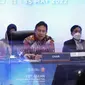 Menteri Kesehatan RI Budi Gunadi Sadikin selaku Chairman Menteri Kesehatan se-ASEAN memimpin "15th ASEAN Health Ministers Meeting and Related Meetings" di Hotel Conrad, Nusa Dua Bali pada Sabtu, 14 Mei 2022. (Dok Kementerian Kesehatan RI)