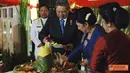 Citizen6, Halim: Presiden Republik Indonesia Dr. H. Soesilo Bambang Yudhoyono didampingi Panglima TNI Laksamana TNI Agus Suhartono, pada acara Syukuran Peringatan ke-67 Hari TNI 2012 di Halim Perdanakusuma, Jumat (5/10). (Pengirim: Badarudin Bakri) 