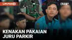 Gibran Rakabuming Raka Kenakan Pakaian Juru Parkir di Karnaval Pembangunan