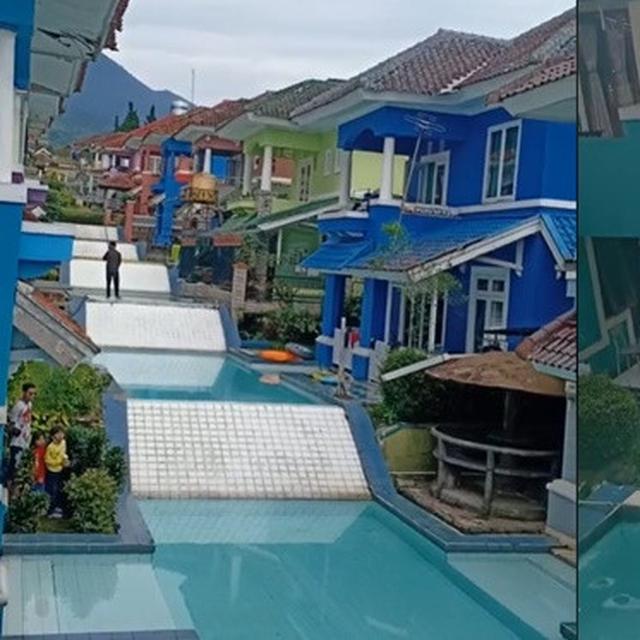 Bak Mimpi Komplek Perumahan Ini Sulap Halaman Jadi Kolam Renang Bertingkat Hot Liputan6 Com