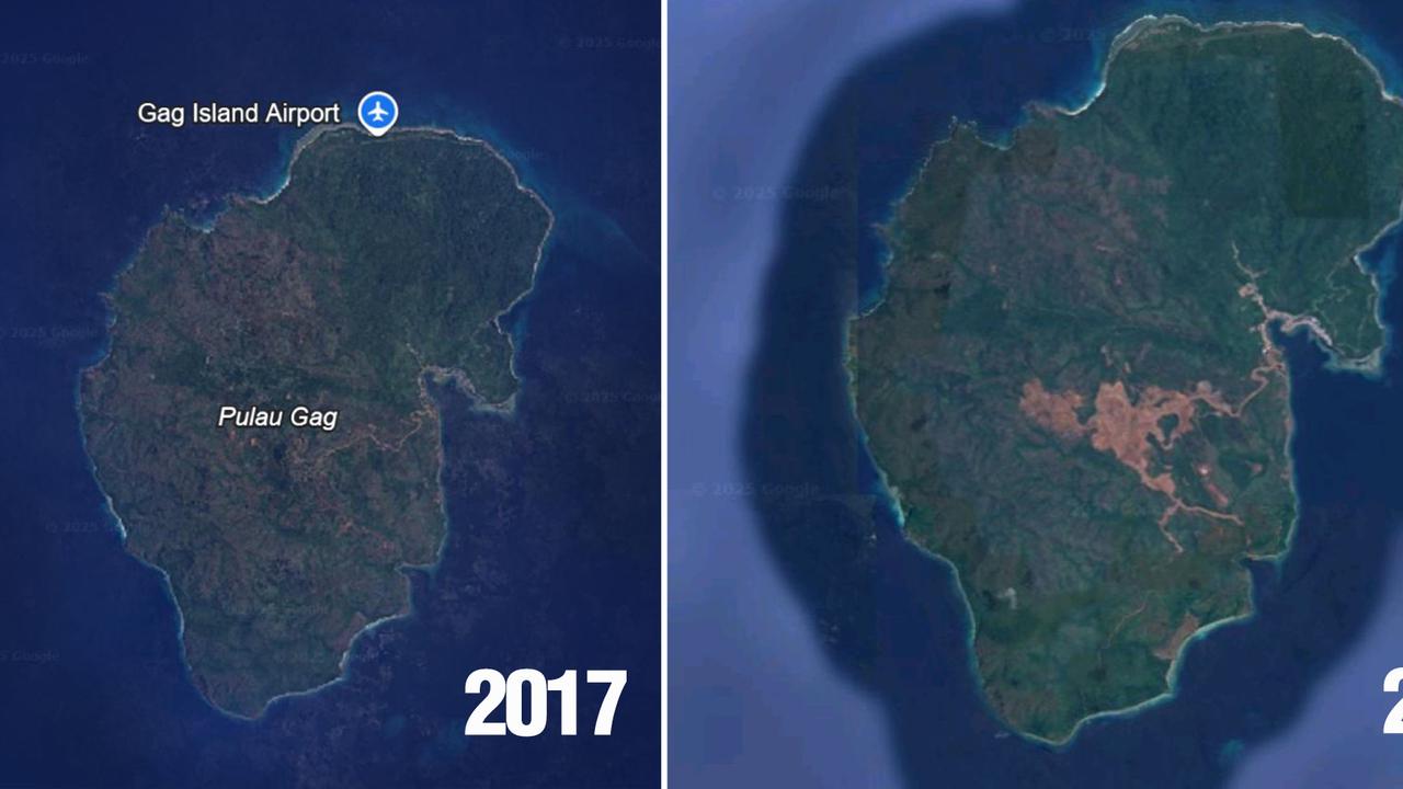 FOTO: Potret Perubahan Pulau Gag Raja Ampat Akibat Tambang Nikel, Alam Hijau Kini Jadi Cokelat