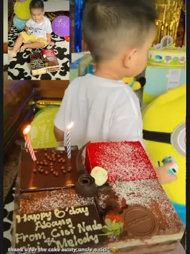 Raya Kitty dan Abqari Al Tariq Zia (Foto: Instagram/rayanurfitrird)