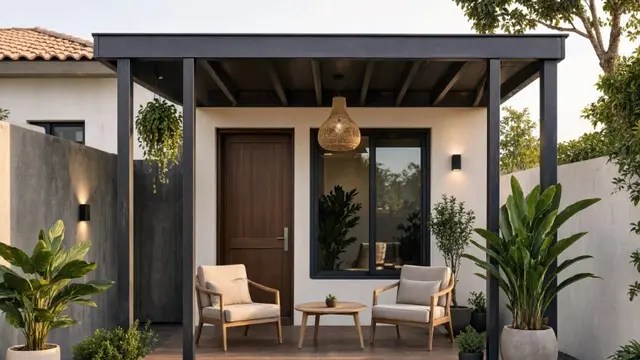 Model Gazebo Sederhana untuk Rumah Kecil (AI Generated)