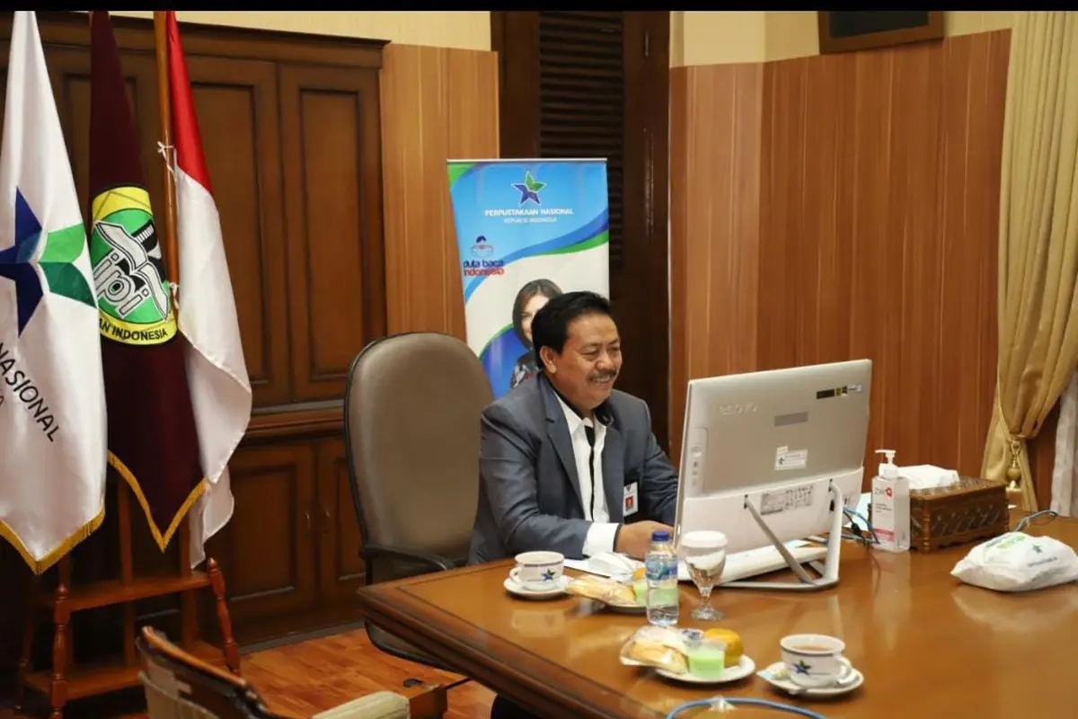 Kepala Perpusnas Muhammad Syarif Bando