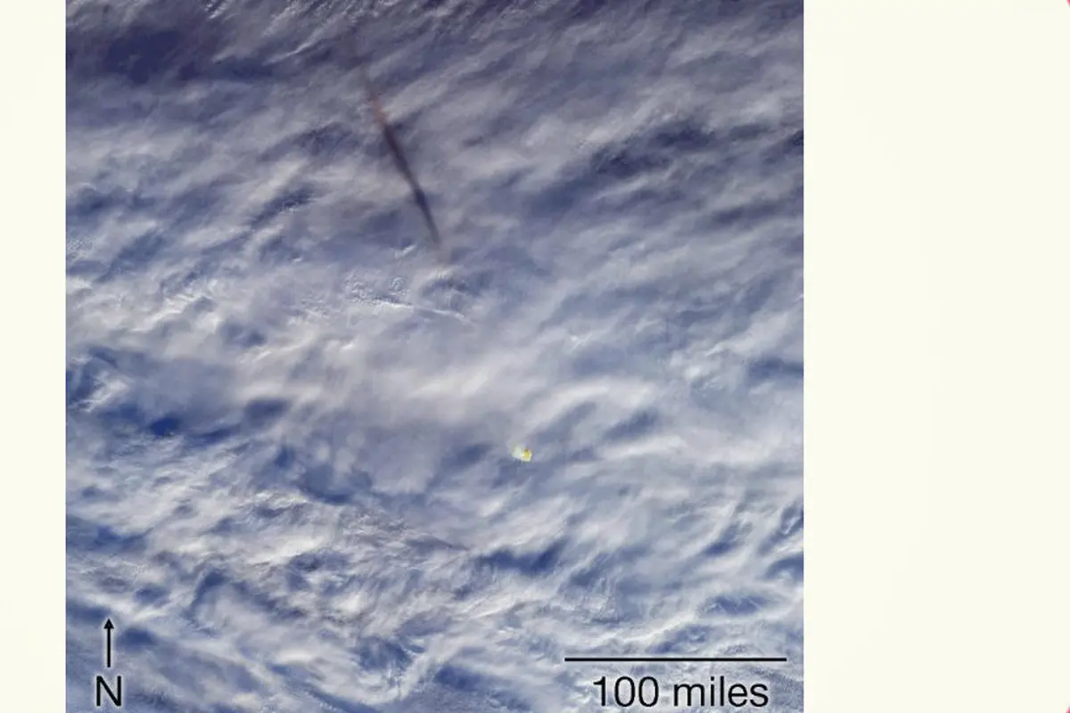 NASA Abadikan ledakan meteor di atas Laut Bering