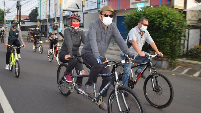 GOR Satria Purwokerto mulai dibuka pada Minggu, 14 Juni 2020, dengan sejumlah aturan ketat. (Foto: Liputan6.com/Humas Pekab Banyumas)