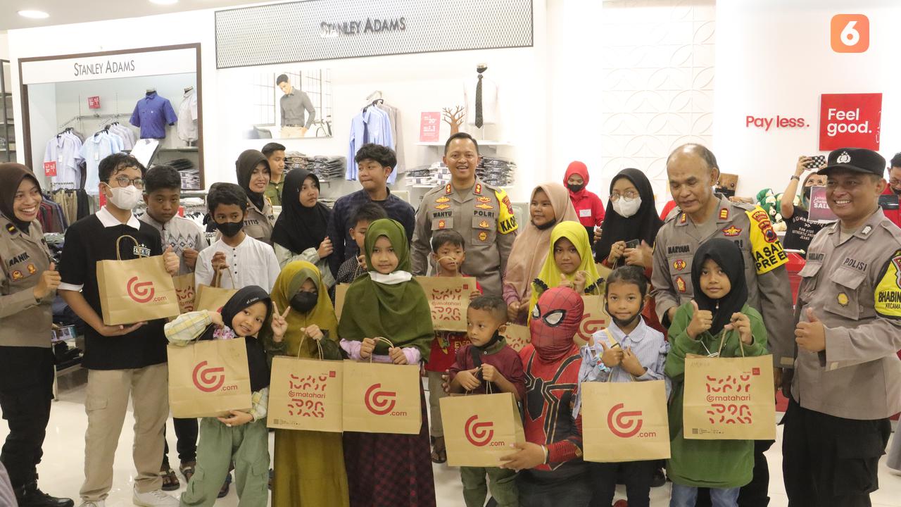Liburan Seru Anak Yatim Piatu Covid-19 Cek Pospam HIngga Belanja di Mall