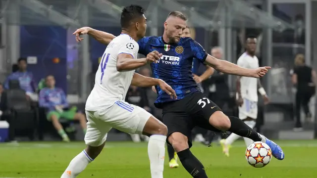 Foto: Gol Telat Rodrygo Bawa Real Madrid Taklukkan Inter Milan 1-0 di Matchday Pertama Liga Champions 2021 / 2022