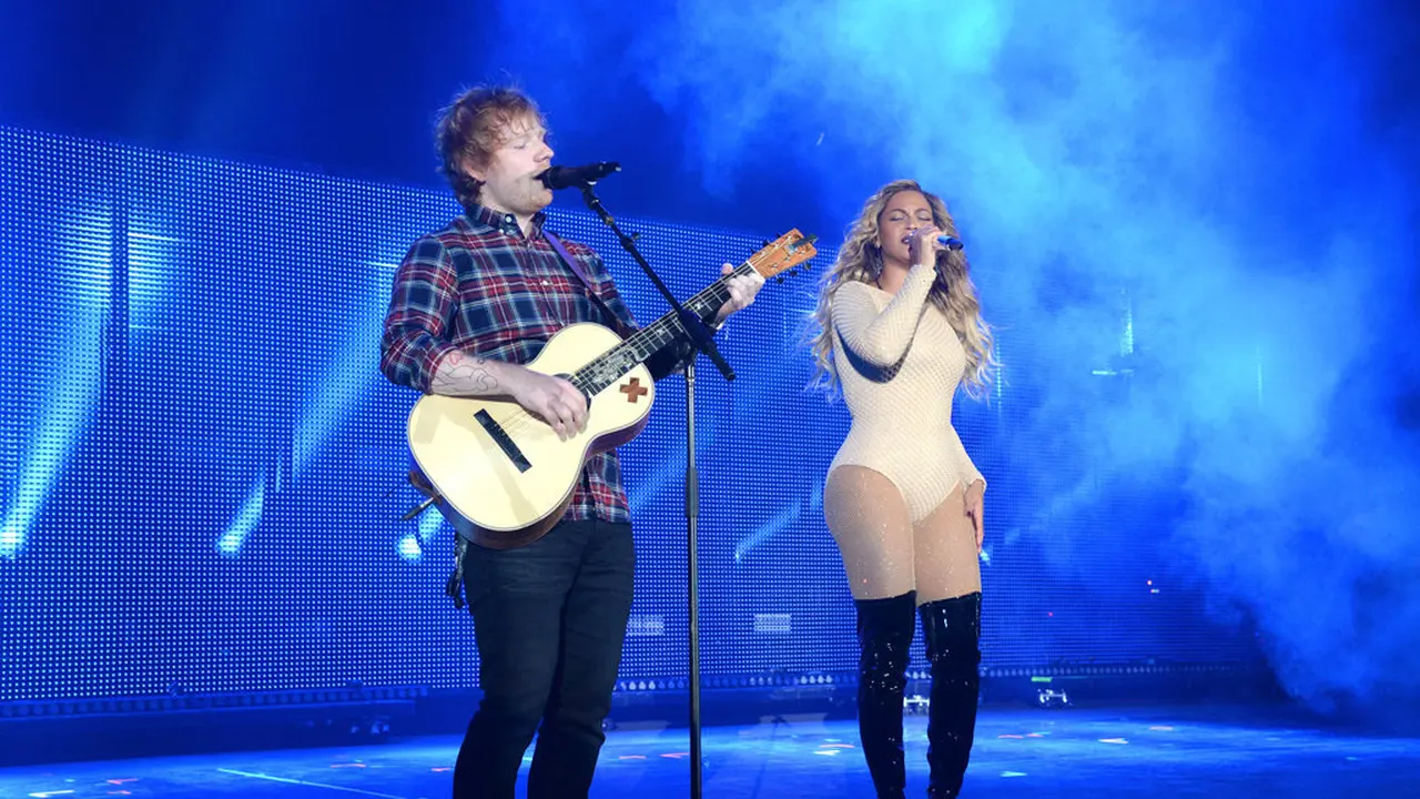 [Bintang] Ed Sheeran & Beyonce