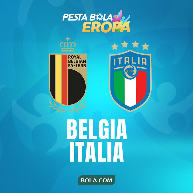 Piala Eropa - Euro 2020 Belgia Vs Italia