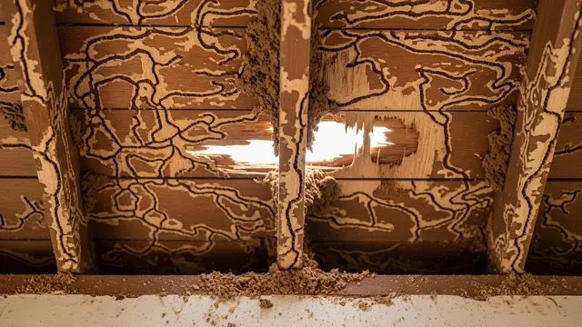 Rayap di Plafon Kayu