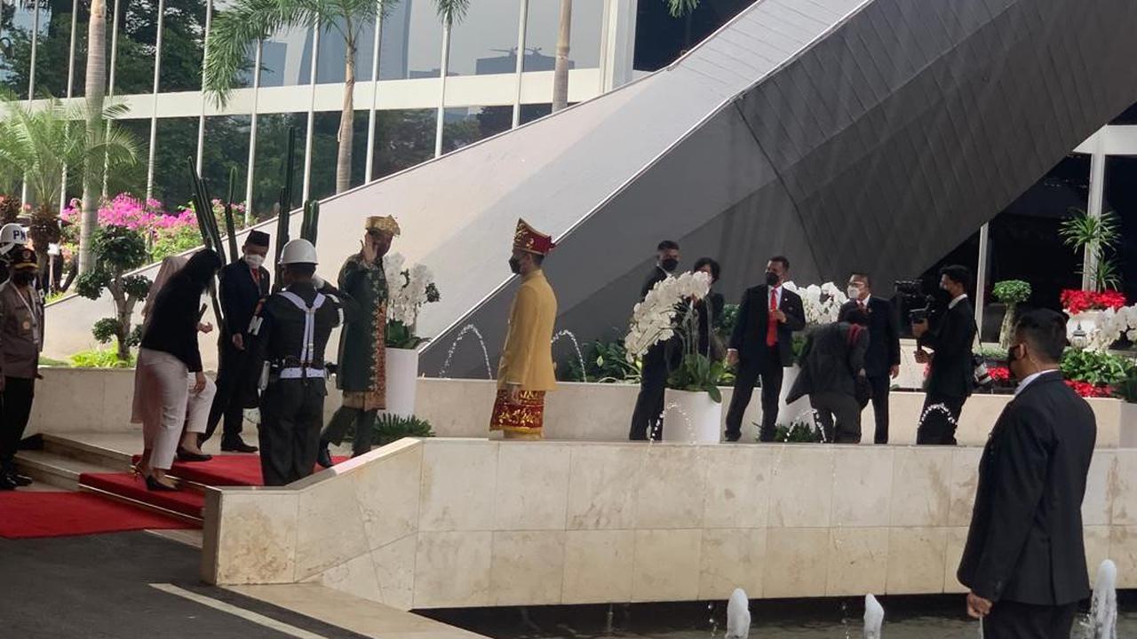 Presiden Jokowi tiba di Sidang Tahunan MPR 2022