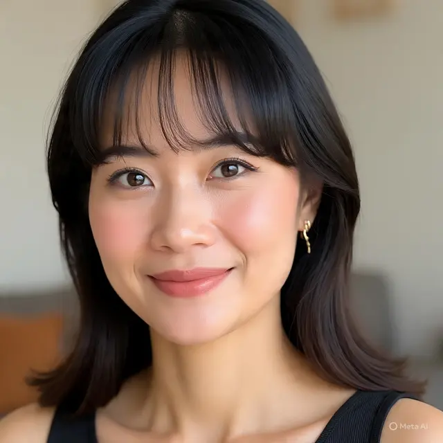 Model Potongan Rambut untuk Wajah Kecil Mungil (Foto: Meta AI)