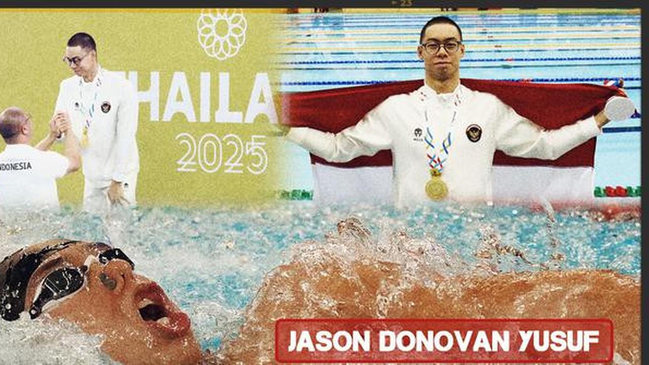 SEA Games 2025: Debut Langsung 2 Emas, Jason Donovan Yusuf Sukses Akhiri Dominasi Singapura di Renang Gaya Punggung Putra