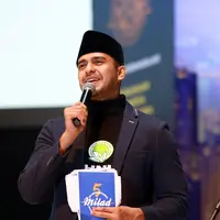 Ali Zainal saat ditemui di Milad ke-5 Halal Network Internasional- herbal penawar alwahida Indonesia di SICC, Bogor, Jawa Barat, Minggu (9/4/2017)