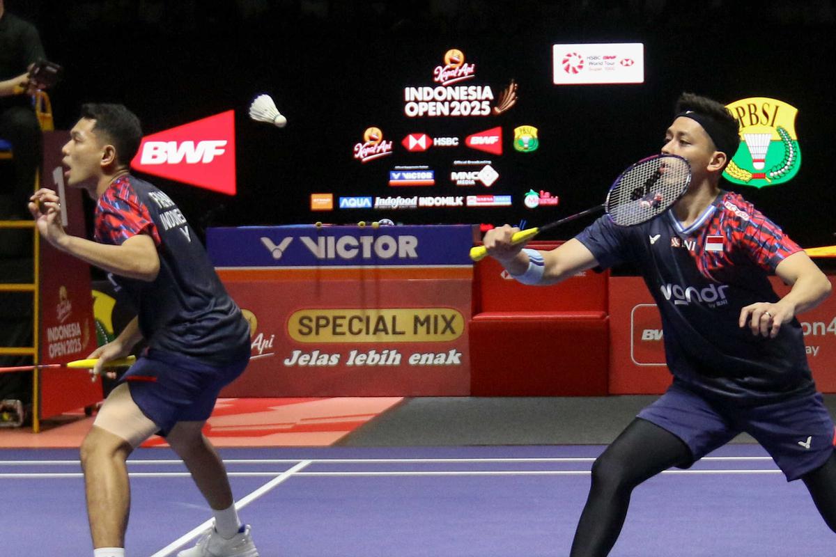 Fajar/Rian lolos semifinal Indonesia Open 2025