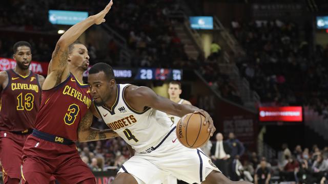 Cleveland Cavaliers harus menyerah 91-110 dari Denver Nuggets dalam lanjutan kompetisi NBA (2/11/2018)
