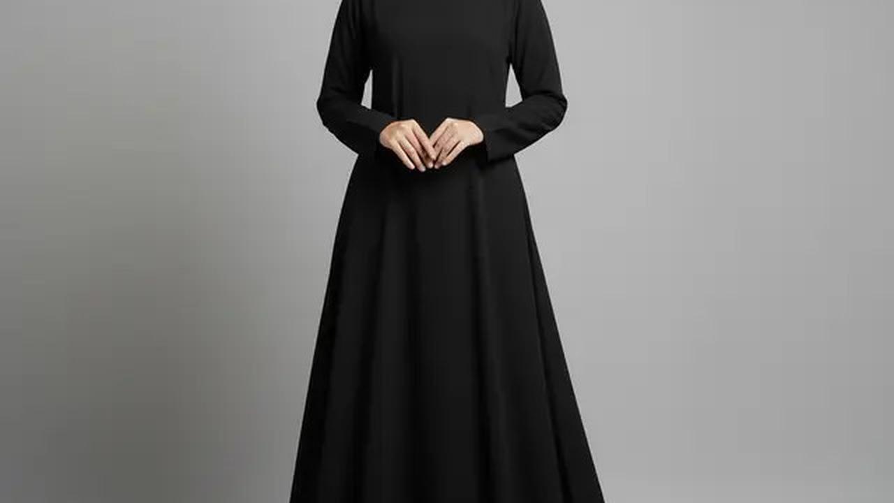 7 Model Gamis Abaya Hitam Polos, Inspirasi Tampilan Elegan dan Minimalis
