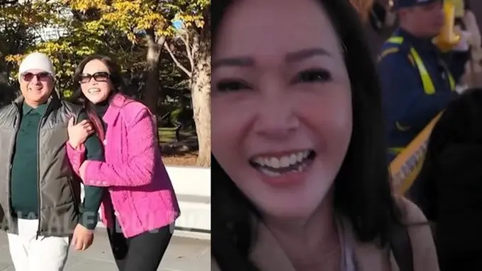 Momen Tak Terduga, Maia Estianty dan Irwan Mussry Diusir Saat Foto Depan Tokyo Tower. (instagram/maiaestiantyreal)