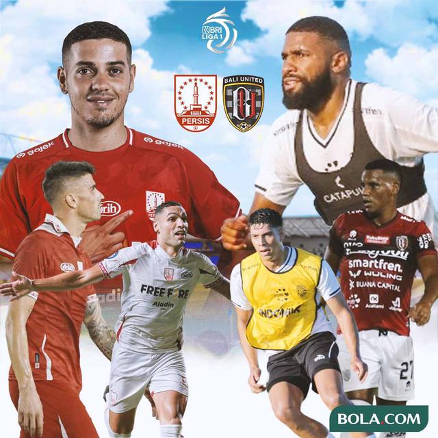 BRI Liga 1 - Duel Pemain Asing - Persis Solo Vs Bali United