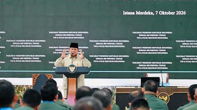 Di Hadapan 800 Pati TNI-Polri, Prabowo Tekankan Kekompakan dan Layanan Cepat