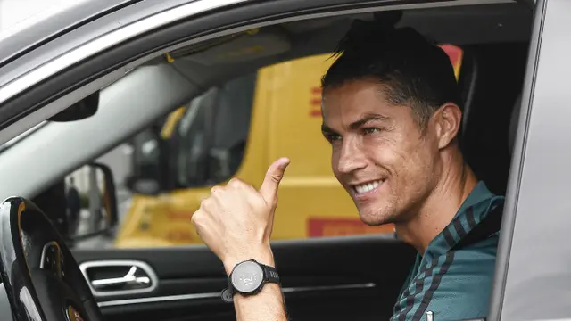 Cristiano Ronaldo Tiba di Pusat Latihan Juventus
